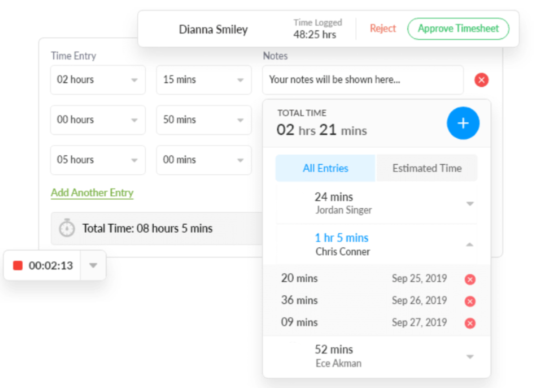 NTask Projects Dashboard1 