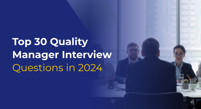 Quality Manager Interview Questions and Answers